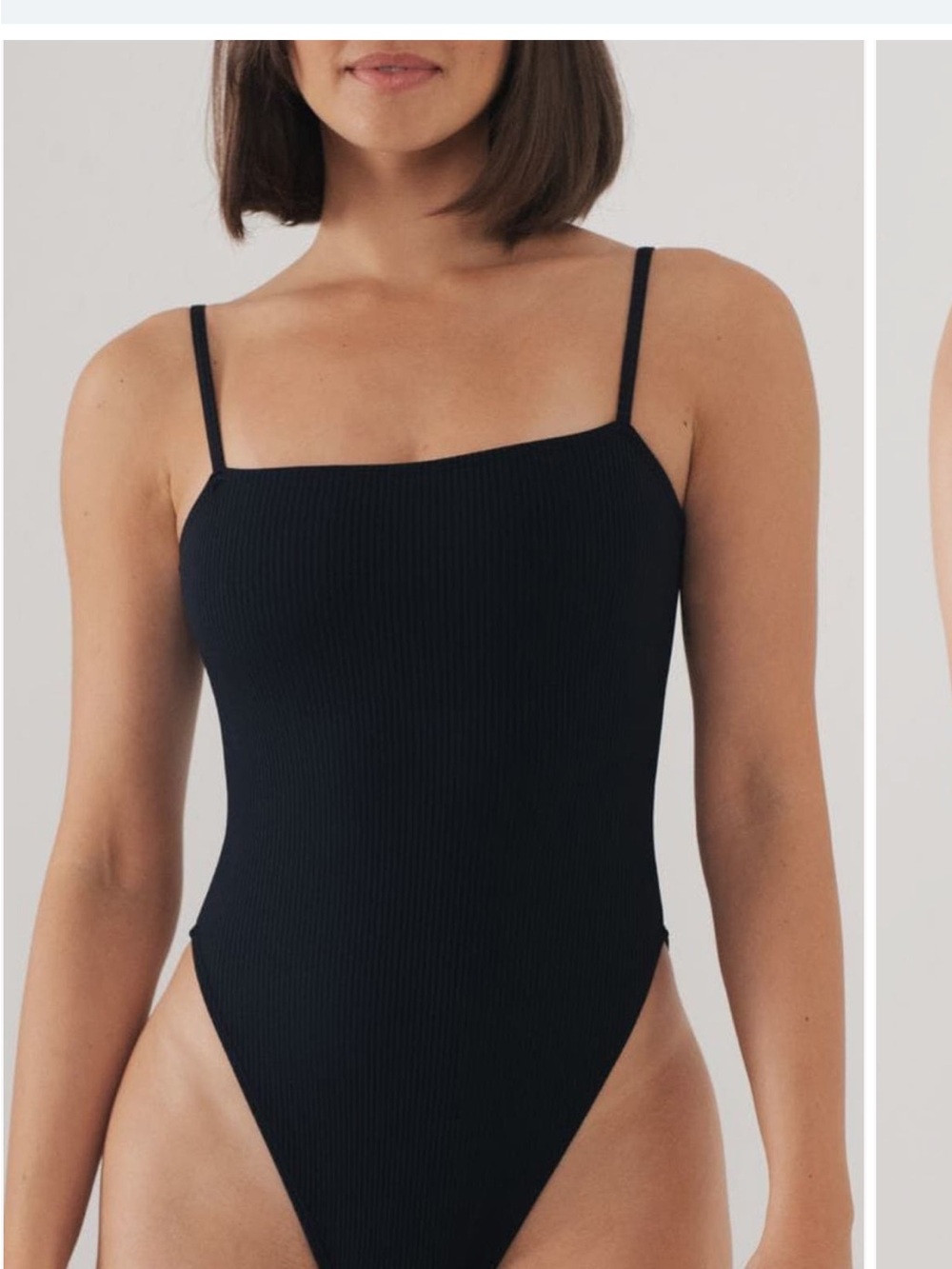 Montce NWT Ribbed One-Piece - Picture 2 of 4